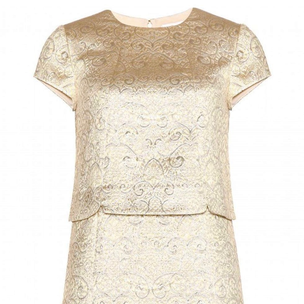 Tory Burch gold dress EUC